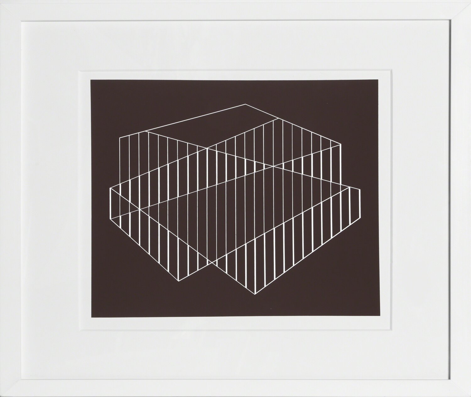 Fenced- P2, F6, I2 Josef Albers Druck zu verkaufen