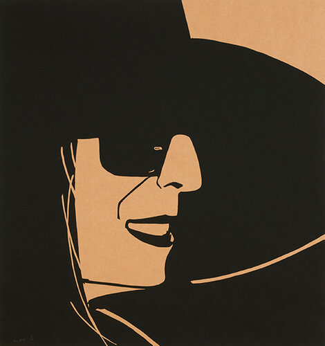 Alex Katz, Large Black Hat Ada | Kraft di Alex Katz, Stampa in vendita su Singulart