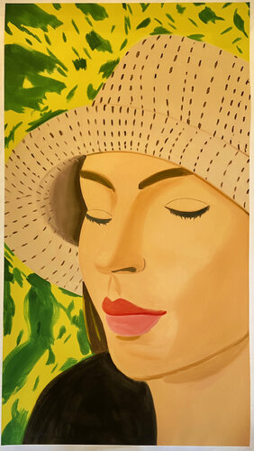 Straw Hat 3 di Alex Katz, Stampa in vendita su Singulart