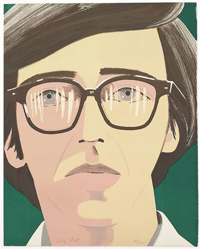 Portrait of a poet: Kennth Koch van Alex Katz, Afdruk te koop op Singulart