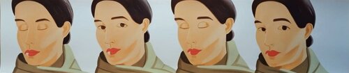 Eyes Open Eyes Closed van Alex Katz, Afdruk te koop op Singulart