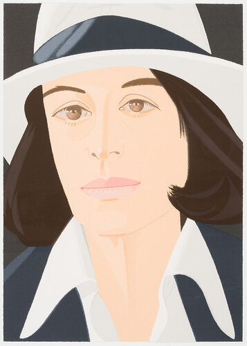 White Hat (from Alex and Ada, the 1960's to the 1980's) van Alex Katz, Afdruk te koop op Singulart
