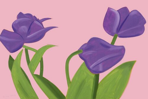 Purple Tulips 1 van Alex Katz, Afdruk te koop op Singulart