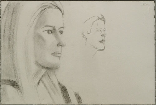 Jessica and Roan van Alex Katz, Werk op papier te koop op Singulart