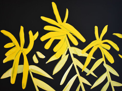 Goldenrod from Flowers Portfolio van Alex Katz, Afdruk te koop op Singulart