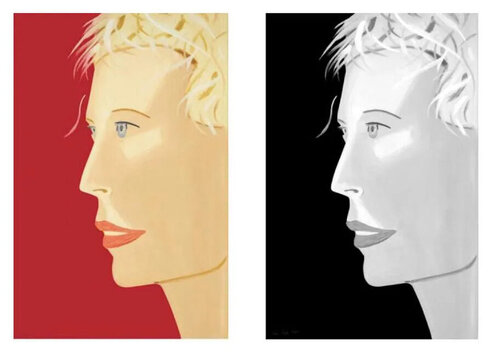 Coca Cola Girl (Black and Red) van Alex Katz, Afdruk te koop op Singulart