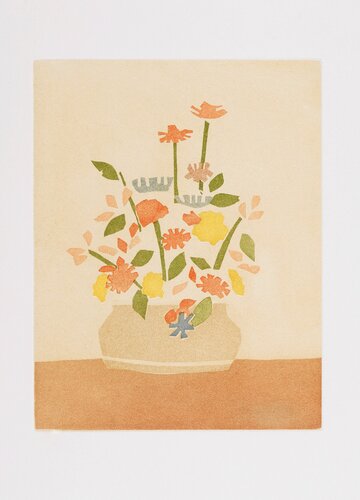Wildflowers in Vase van Alex Katz, Afdruk te koop op Singulart