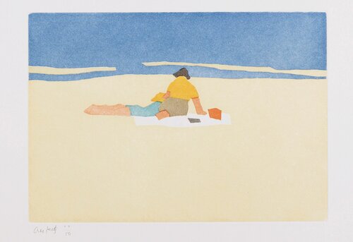 Figures on beach van Alex Katz, Afdruk te koop op Singulart