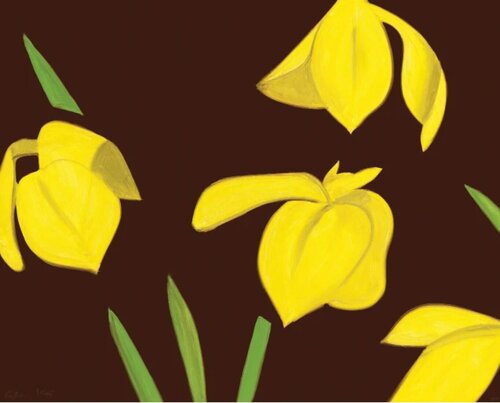 Yellow Flags on Brown van Alex Katz, Afdruk te koop op Singulart