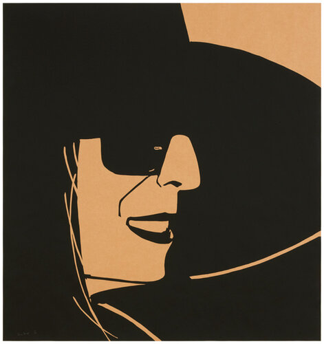 Large Black Hat Ada (Kraft) van Alex Katz, Afdruk te koop op Singulart