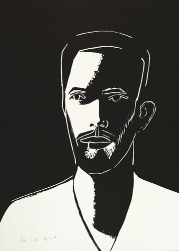 Daniel (Black & White) van Alex Katz, Afdruk te koop op Singulart