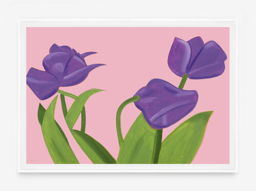 Purple Tulips 1 van Alex Katz, Afdruk te koop op Singulart