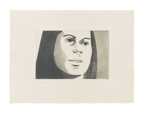 June Ekman's Class: Nancy van Alex Katz, Afdruk te koop op Singulart