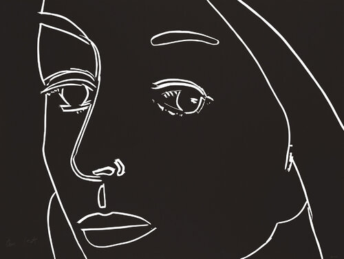 Ada (black) van Alex Katz, Afdruk te koop op Singulart