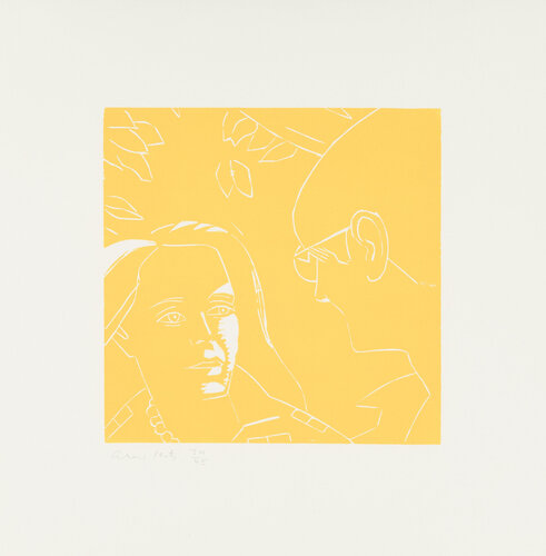 Anda and Dino (from A Tremor in the Morning) van Alex Katz, Afdruk te koop op Singulart