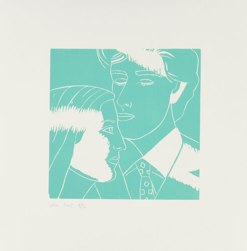 Kriti and Vincent (from A Tremor in the Morning) van Alex Katz, Afdruk te koop op Singulart