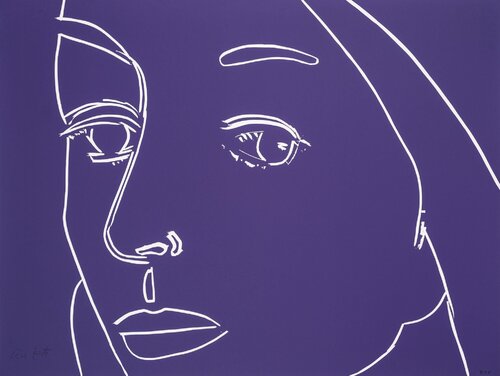 Ada (Purple) van Alex Katz, Afdruk te koop op Singulart