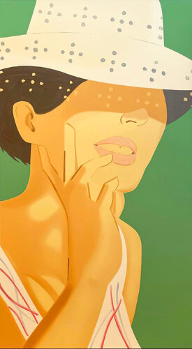 Straw Hat Vivien van Alex Katz, Afdruk te koop op Singulart