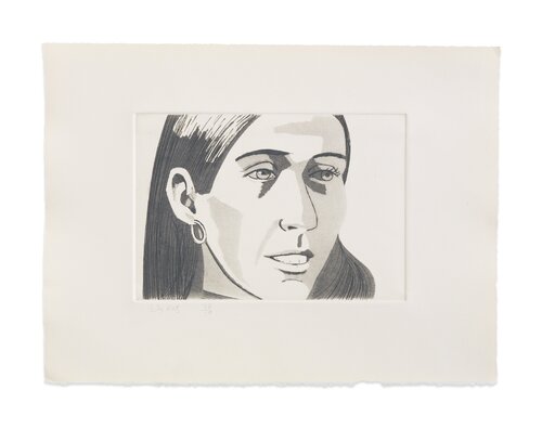 June Ekman's Class: June van Alex Katz, Afdruk te koop op Singulart