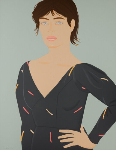 Gray Dress (Laura) van Alex Katz, Afdruk te koop op Singulart