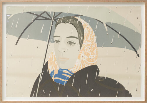Blue Umbrella 1 van Alex Katz, Afdruk te koop op Singulart