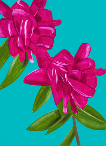 Peonies van Alex Katz, Afdruk te koop op Singulart