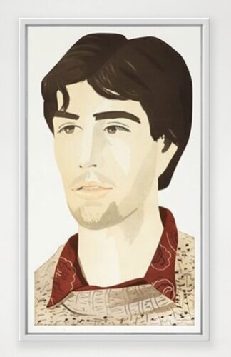 Large Head of Vincent - aquatint print by Alex Katz van Alex Katz, Afdruk te koop op Singulart