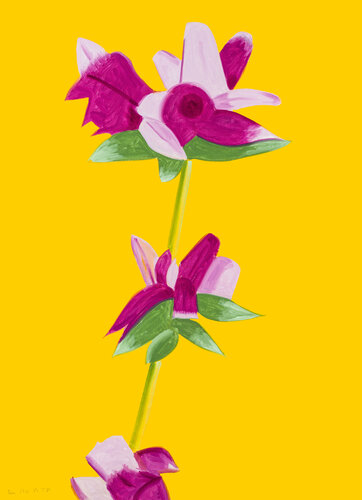 Azaleas on Yellow van Alex Katz, Afdruk te koop op Singulart