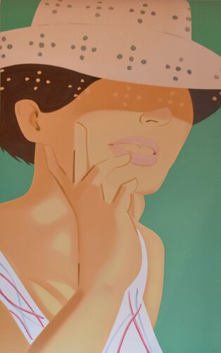 Straw Hat Vivien van Alex Katz, Afdruk te koop op Singulart