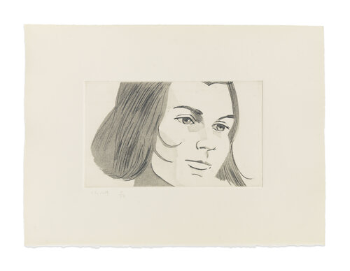 June Ekman's Class: Thalia van Alex Katz, Afdruk te koop op Singulart