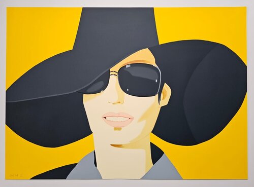 Vivien in Black Hat van Alex Katz, Afdruk te koop op Singulart