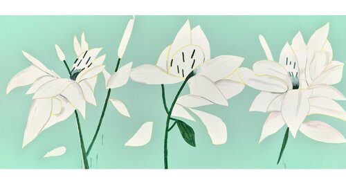 White Lilies 6 van Alex Katz, Afdruk te koop op Singulart