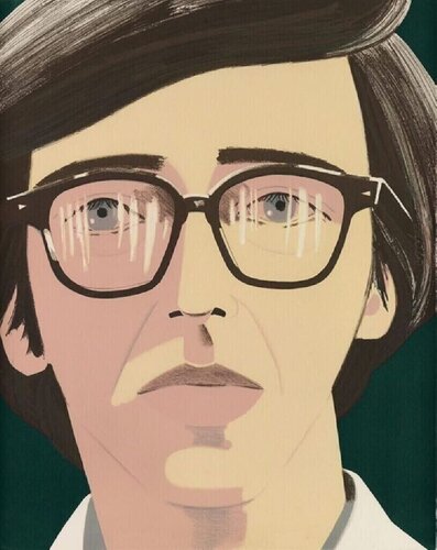 Portrait of a Poet: Kenneth Koch di Alex Katz, Stampa in vendita su Singulart