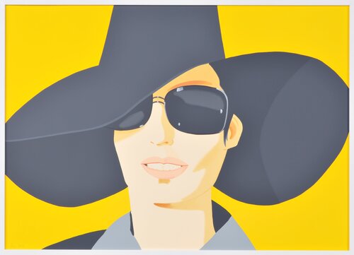 Vivien in Black Hat di Alex Katz, Stampa in vendita su Singulart