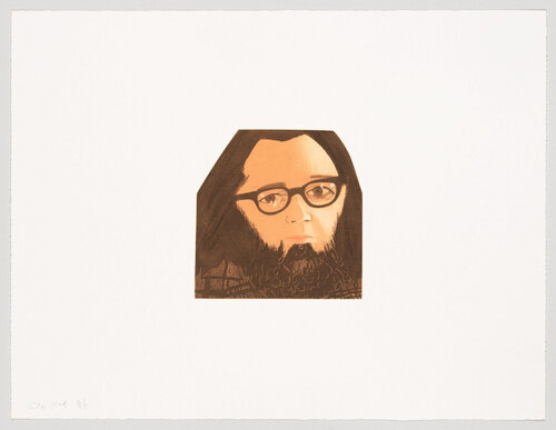 Ted Berrigan van Alex Katz, Afdruk te koop op Singulart