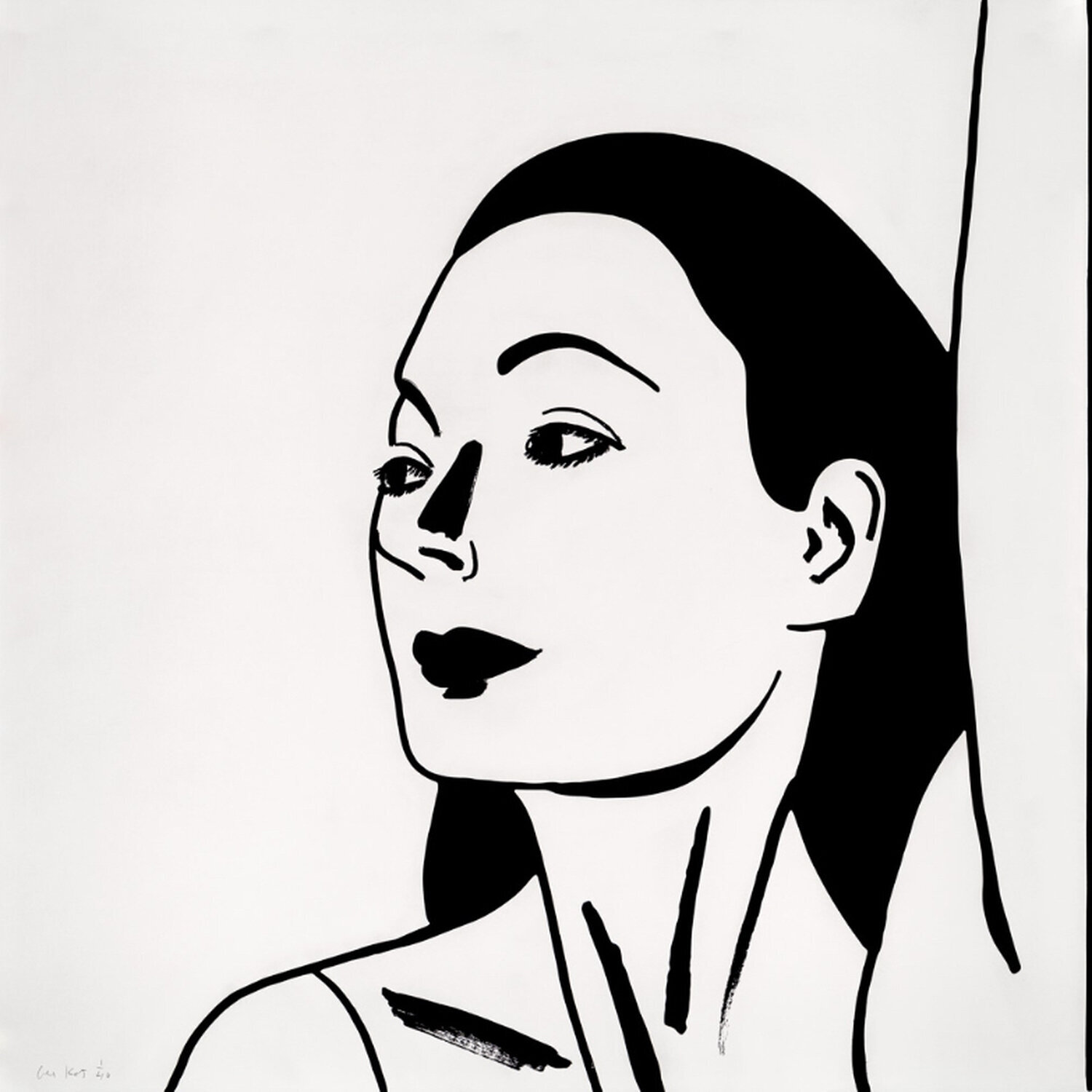 Alex Katz, Laura 2 Alex Katz Afdruk te koop