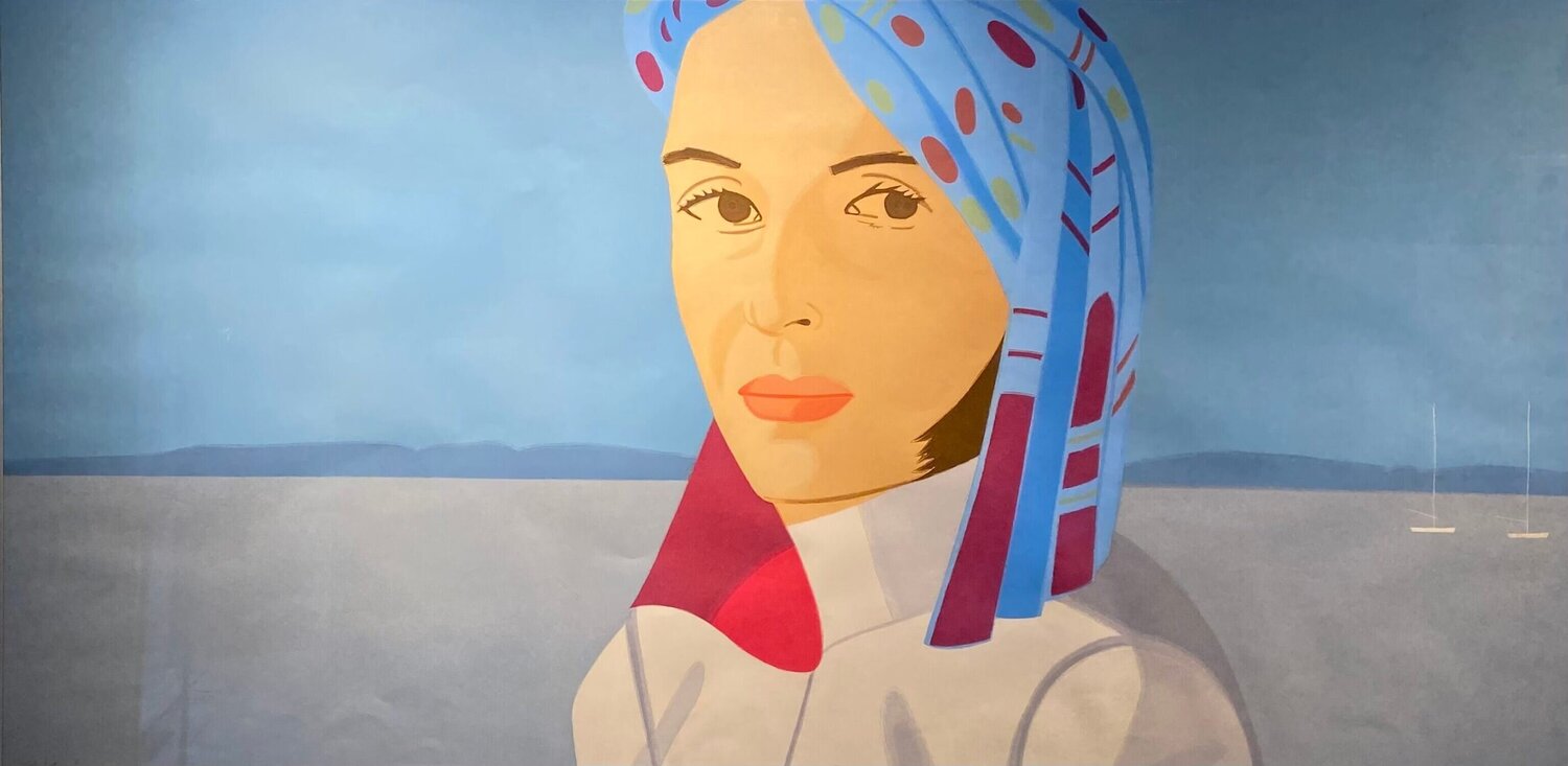 Blue hat Alex Katz Print for sale