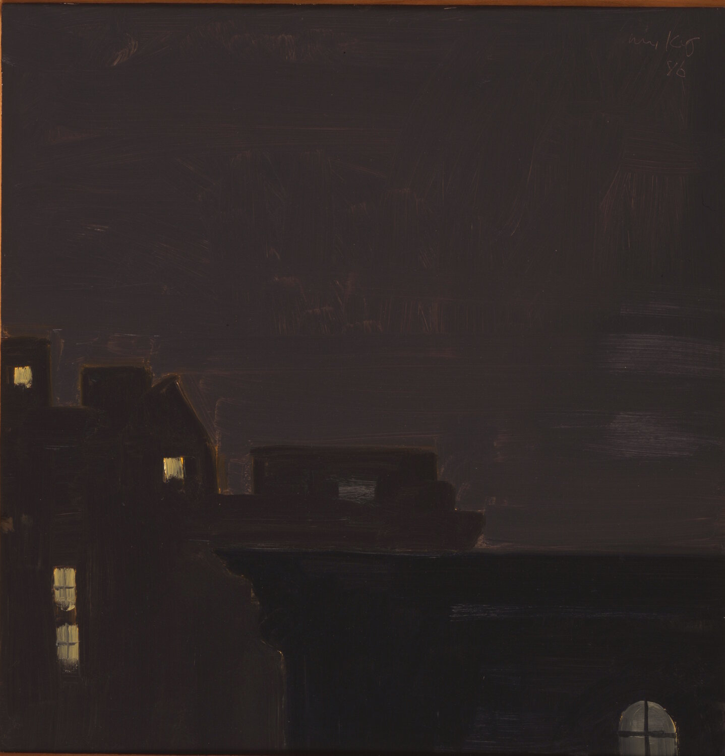 Wet Evening Alex Katz Dipinto originale in vendita