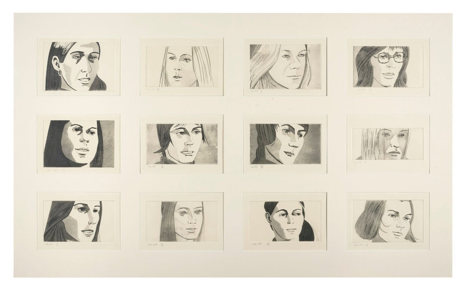June Ekman's Class Alex Katz Stampa in vendita