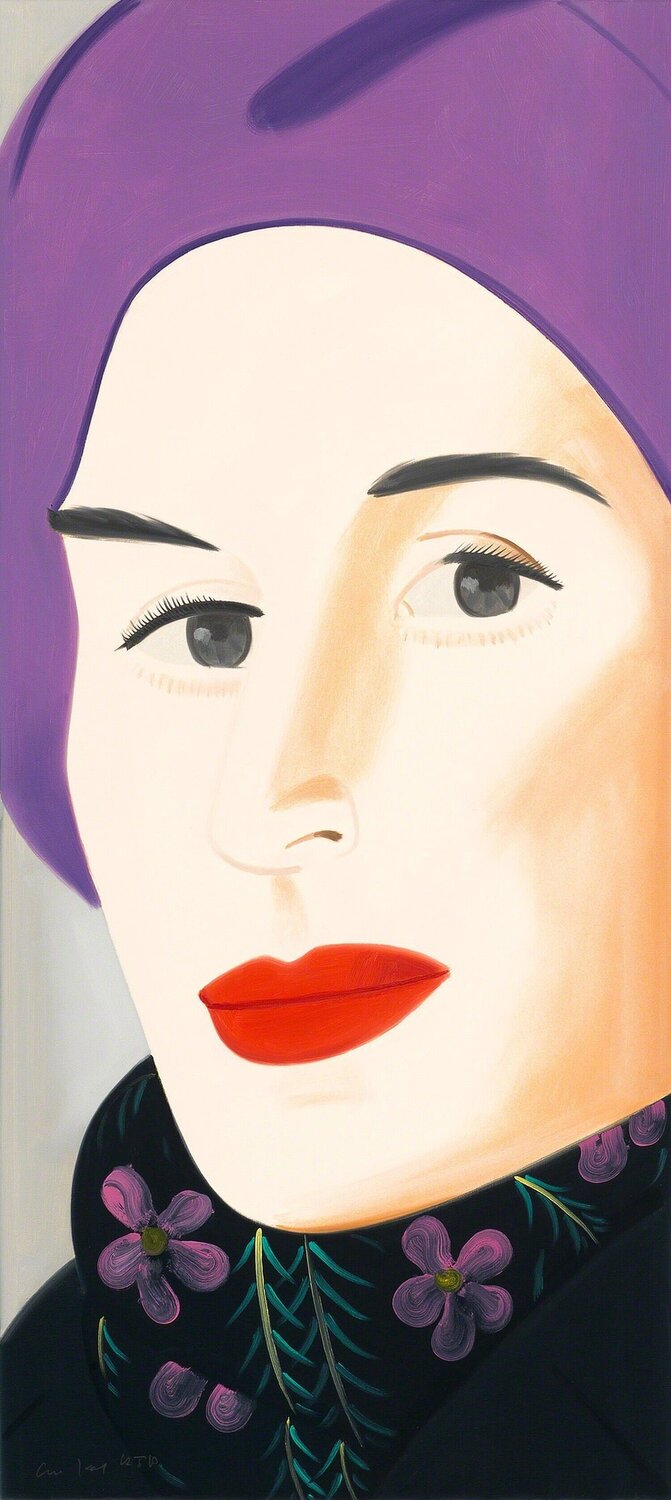 Purple Hat Ada Alex Katz Stampa in vendita