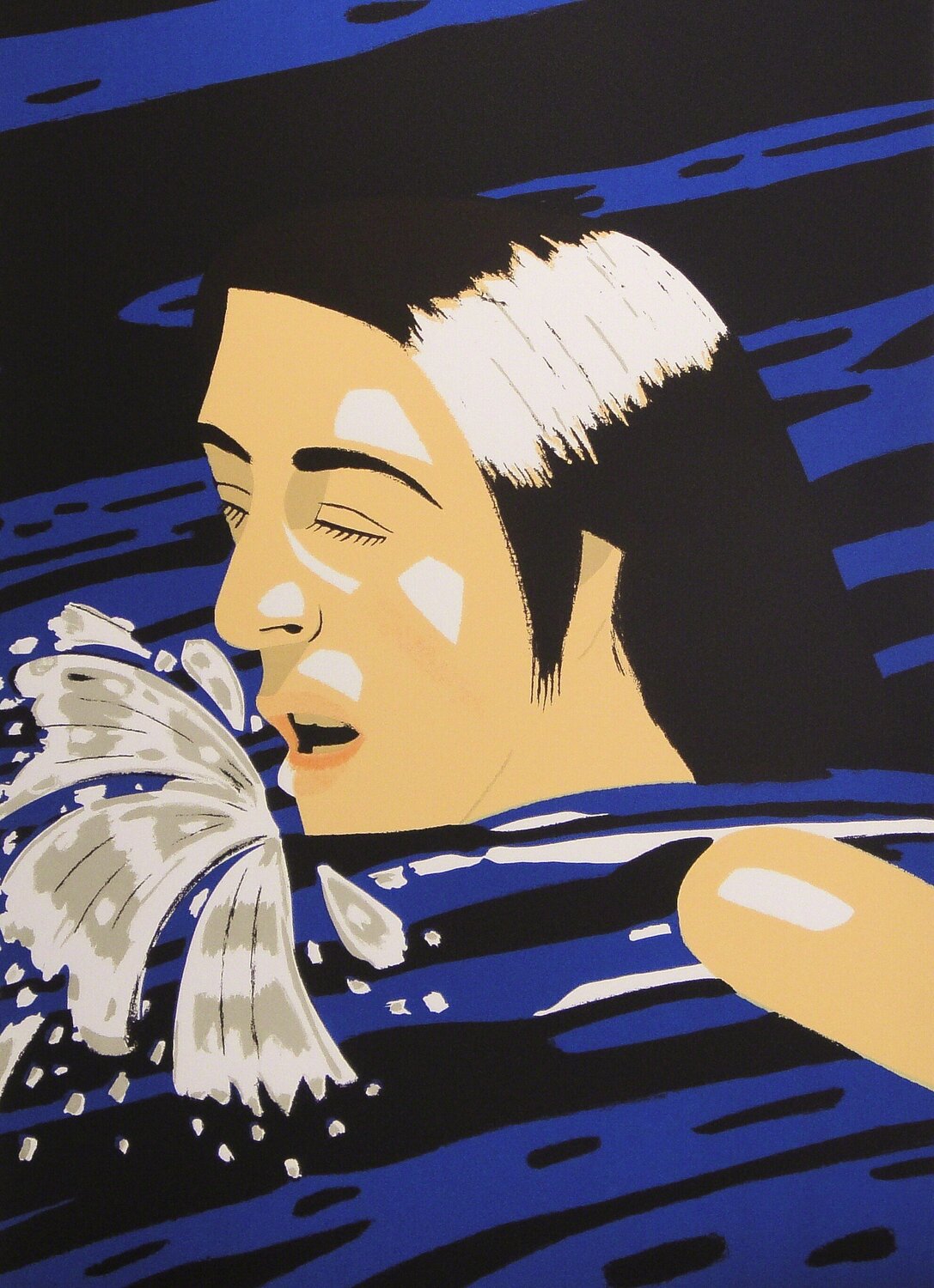 Olympic Swimmer Alex Katz Print for sale