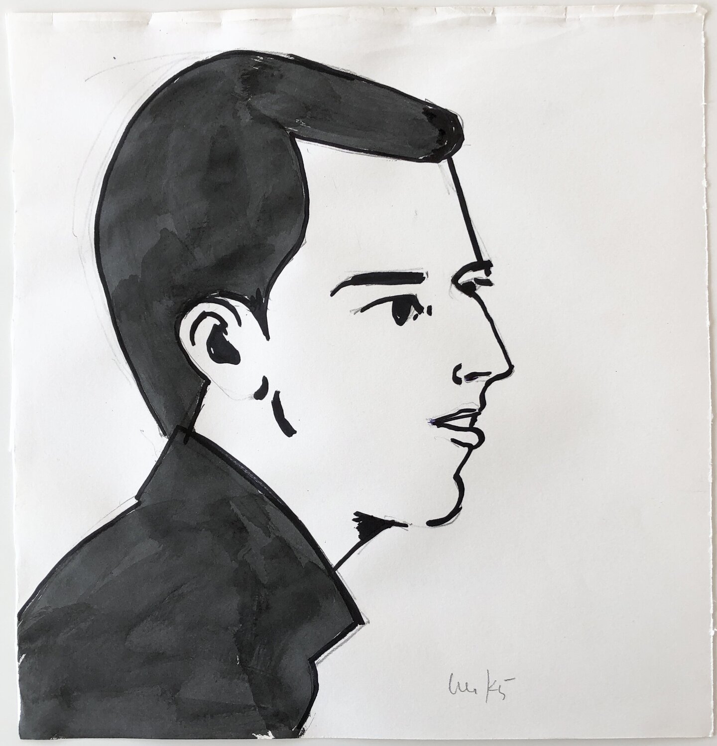 Study for Barney's 16 Alex Katz Work on Paper for sale