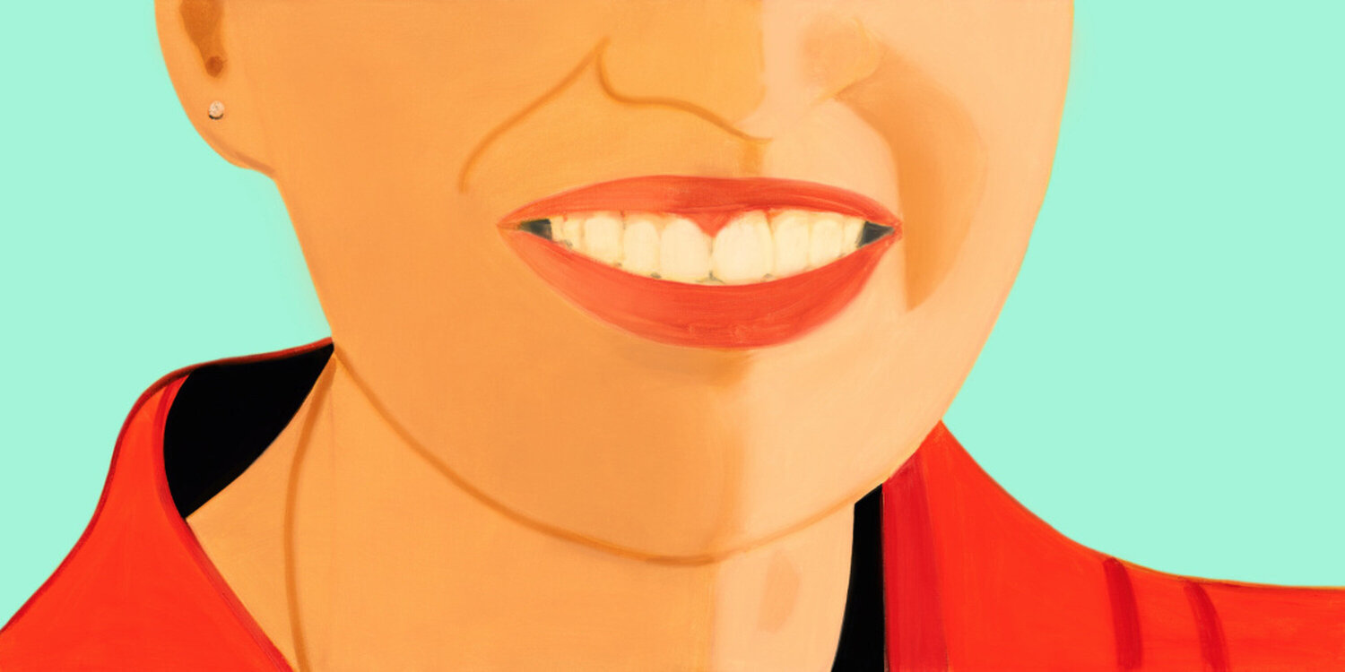 Alex Katz, Big Smile (Vivien) Alex Katz Druck zu verkaufen