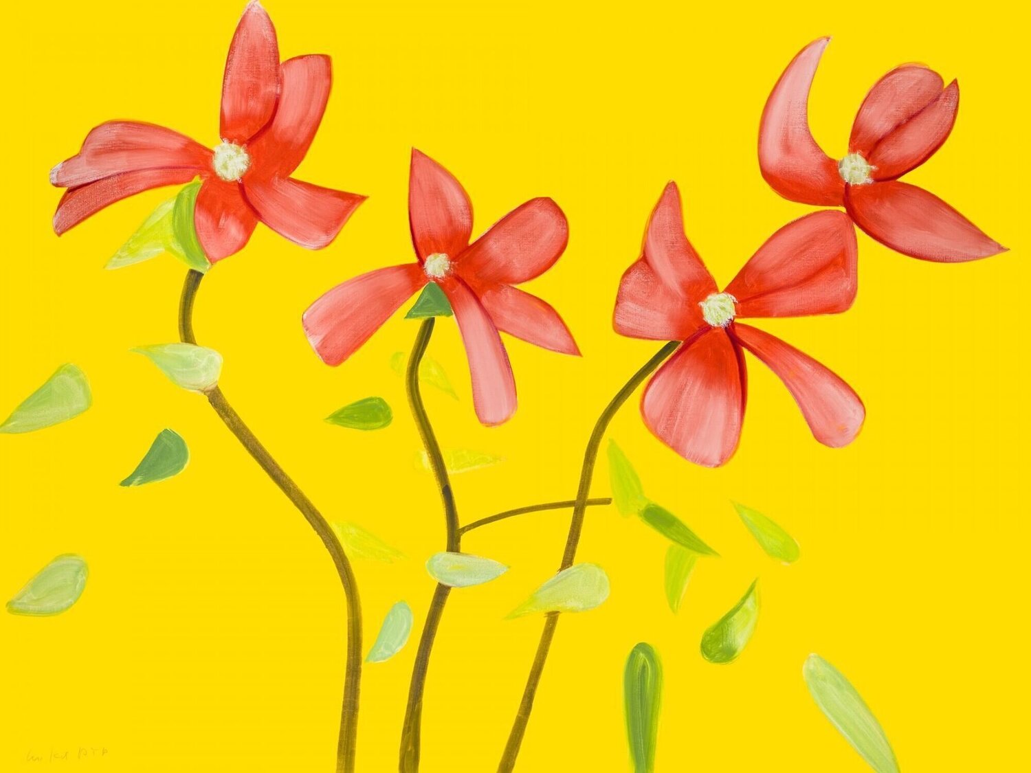 Red Dogwood 1 Alex Katz Stampa in vendita