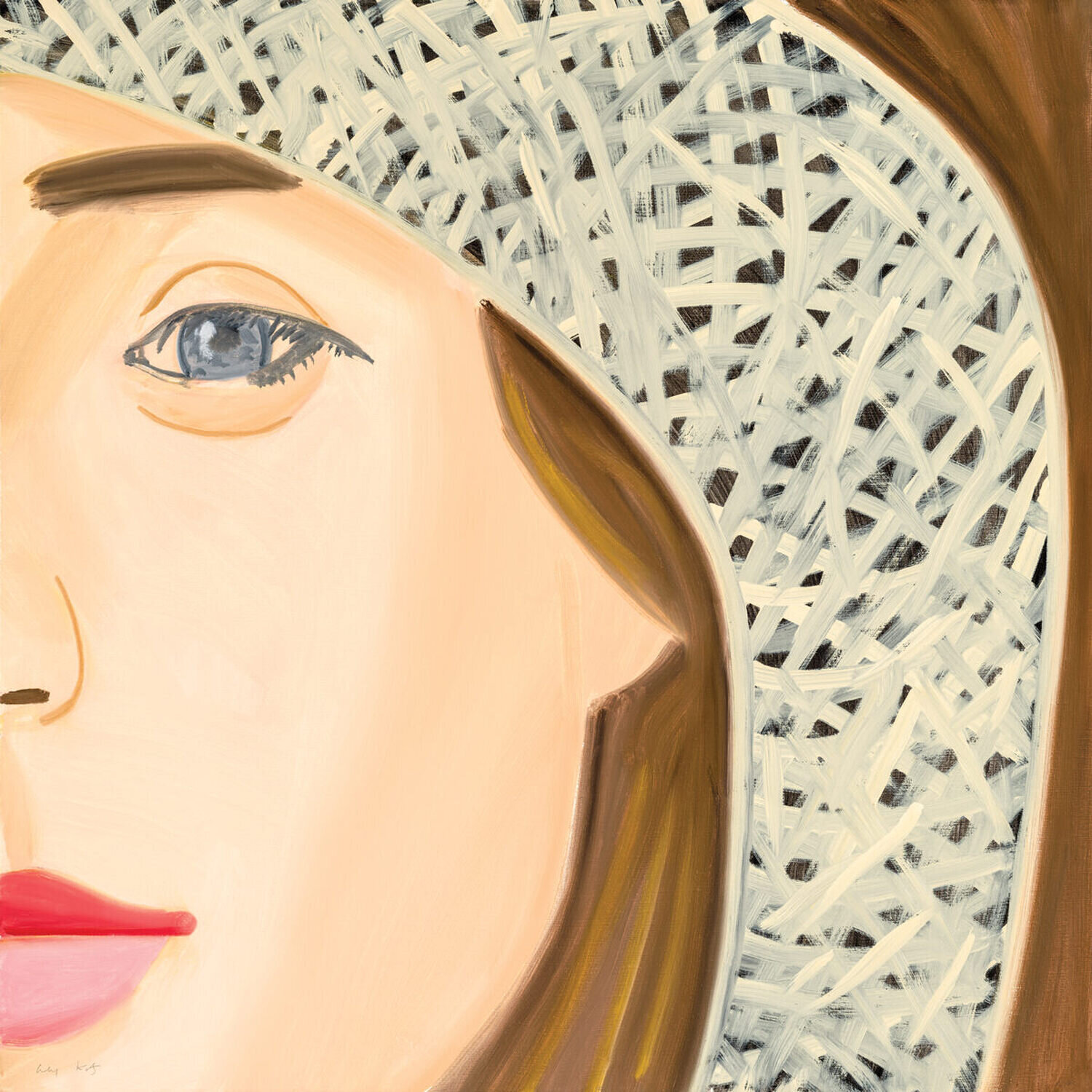 Straw Hat 1 Alex Katz Werk op papier te koop