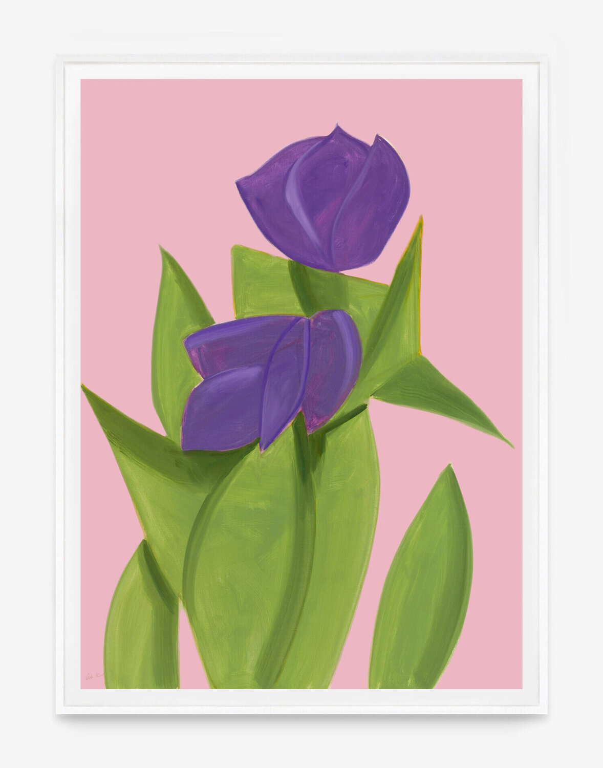 Purple Tulips 2 Alex Katz Afdruk te koop