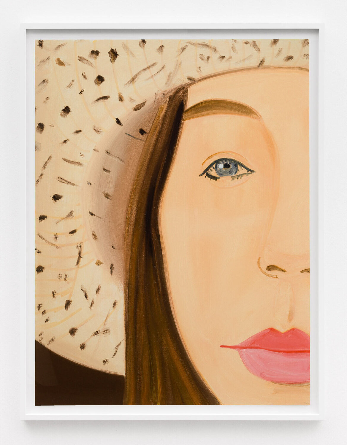 Straw Hat 2 Alex Katz Afdruk te koop