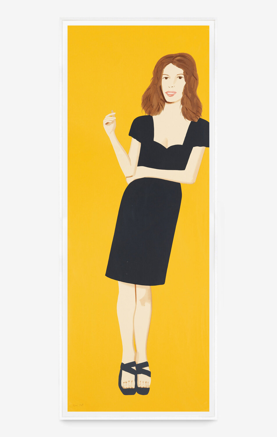 Black Dress 2 (Cecily) Alex Katz Stampa in vendita