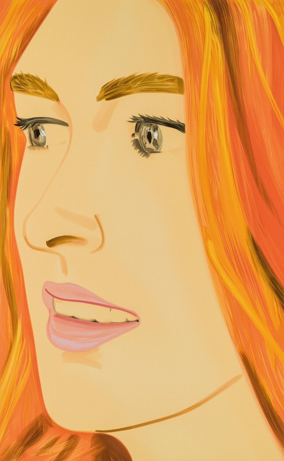 Ariel (Diptych) Alex Katz Afdruk te koop