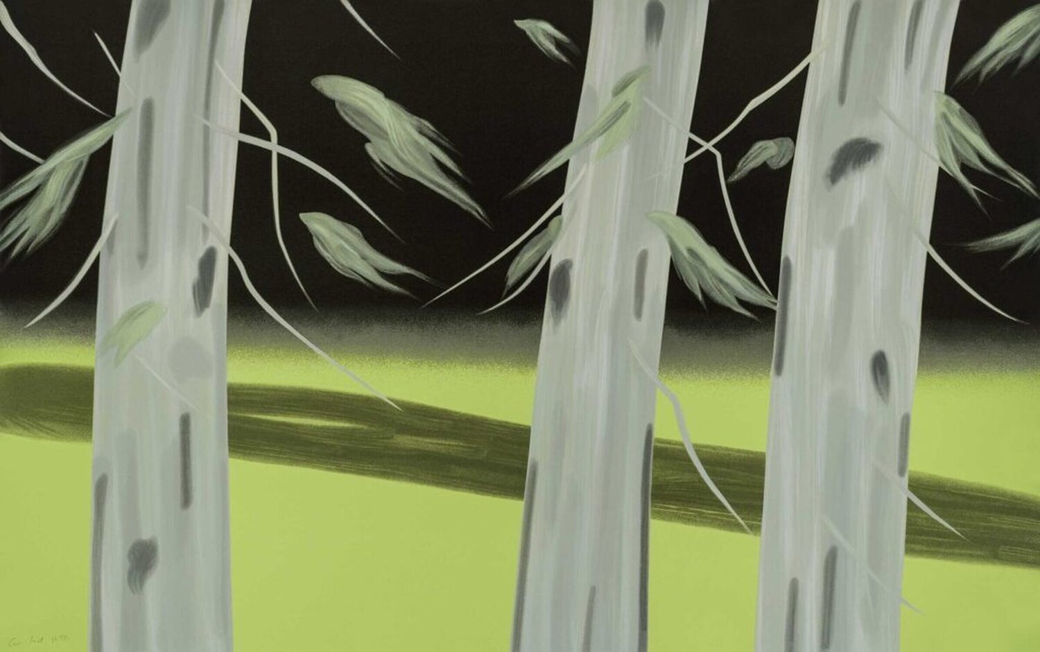 Three Trees Alex Katz Afdruk te koop